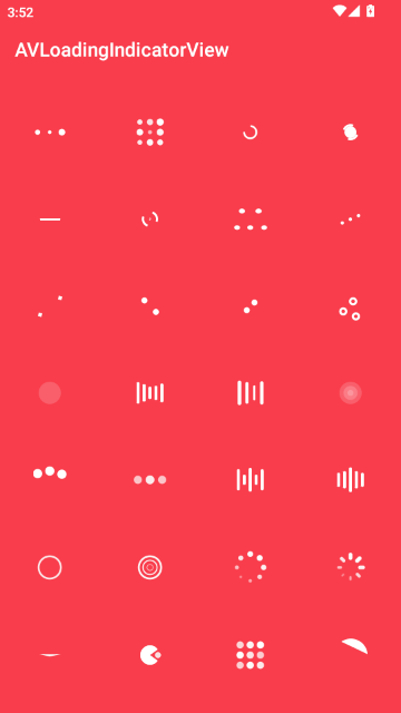 AVLoadingIndicatorView��׿���붯���ϼ���ͼ