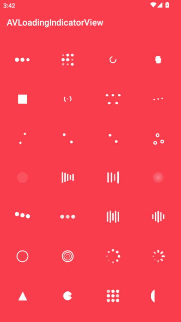 AVLoadingIndicatorView��׿���붯���ϼ���ͼ