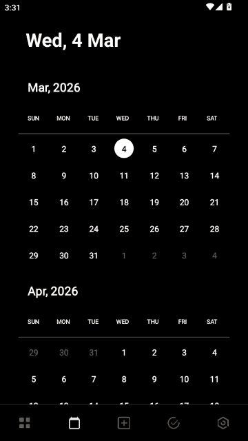 CalendarView����APP��׿���ͼ