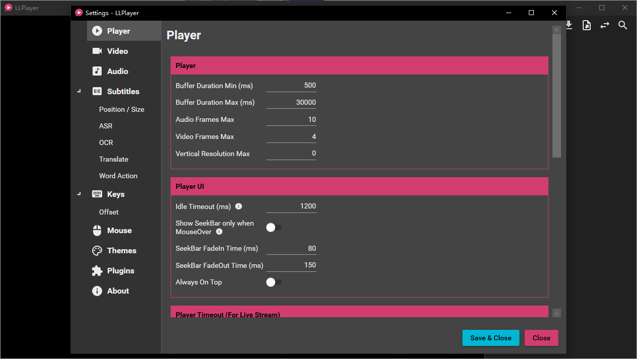 llplayer字幕生成AI播放器截图1
