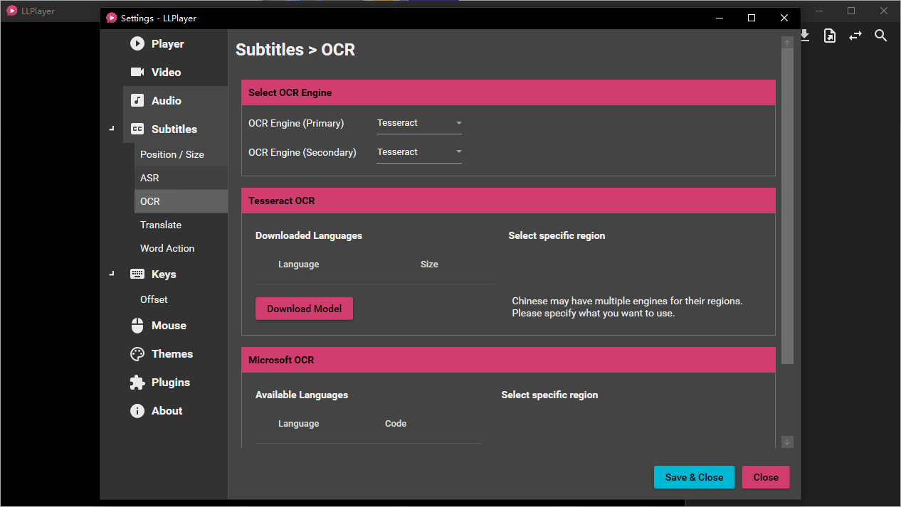llplayer字幕生成AI播放器截图2