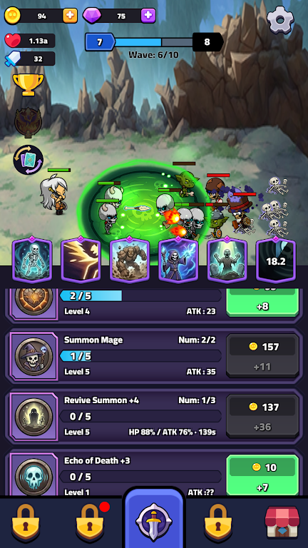 ���T���`����RPG(Boneforge Necro Idle RPG)�؈D