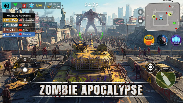 ĩ��̹�˽�ʬPVP�Ҷ�(Doomsday Tank:Zombie PVP Brawl)��ͼ