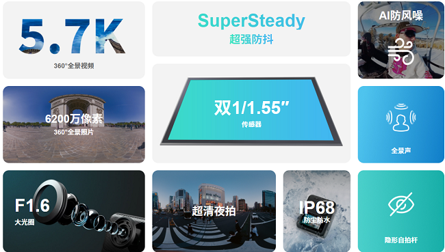 QooCam3全景相机 QooCam3全景相机