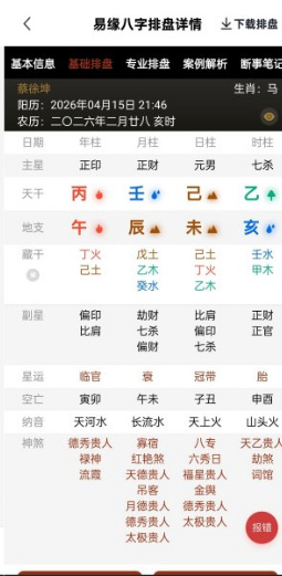 易缘八字排盘app安卓免费 易缘八字排盘app安卓免费