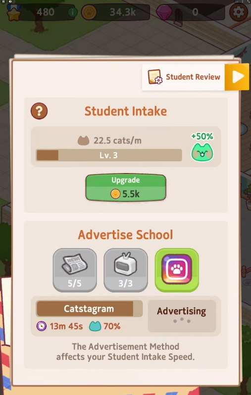 CatSchool猫咪学校闲置可爱大亨去广告 CatSchool猫咪学校闲置可爱大亨去广告