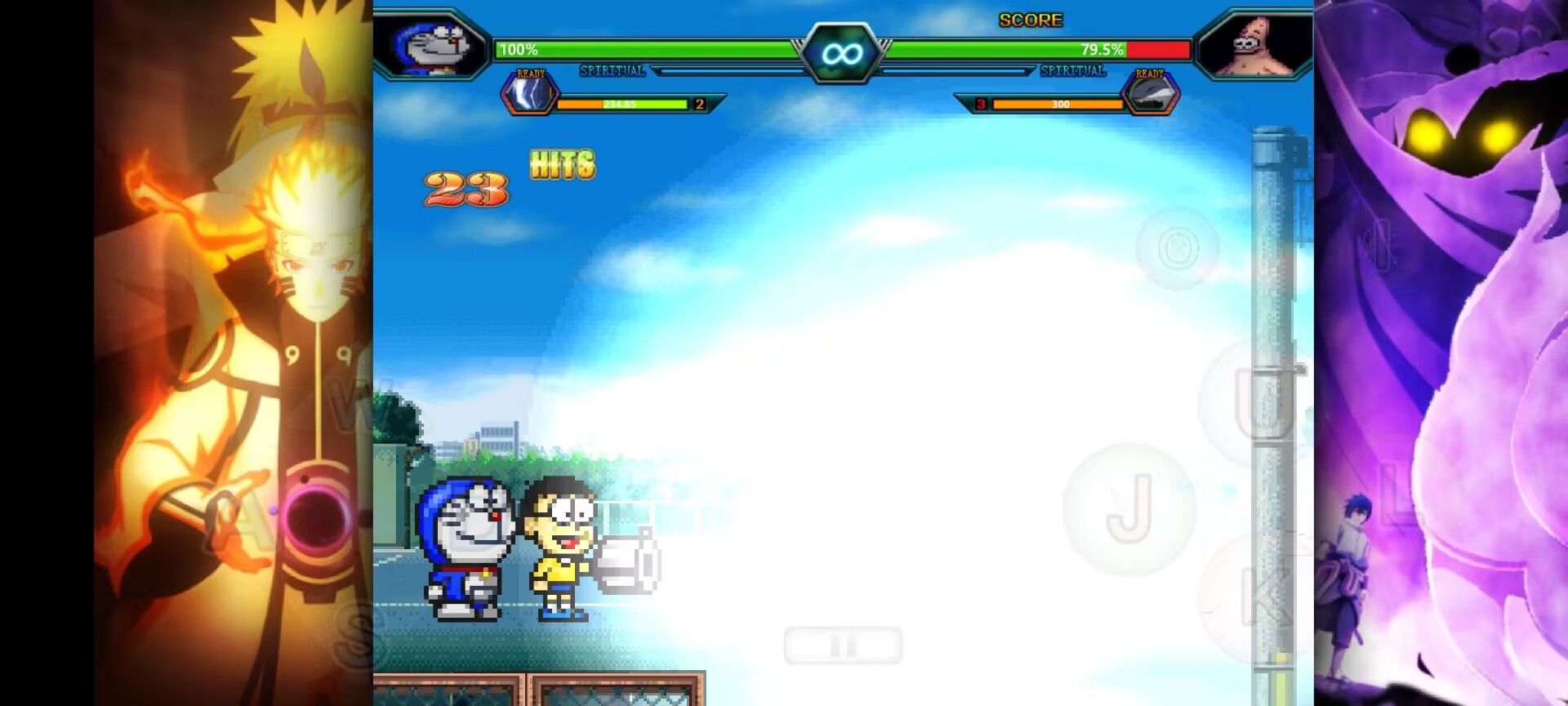 死神vs火影动漫大乱斗(别天止水新地图)截图