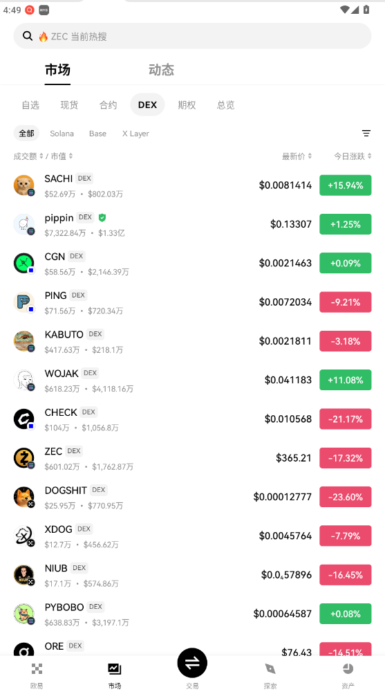 OKX Exchange官方正版截图