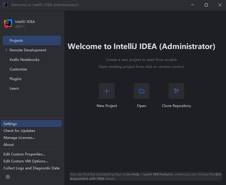 IntelliJ IDEA 2025中文激活版截圖1