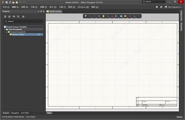 Altium Designer 21�����ƽ���ͼ1
