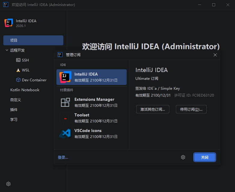 IntelliJ IDEA Ultimate 2026中文免費版截圖0