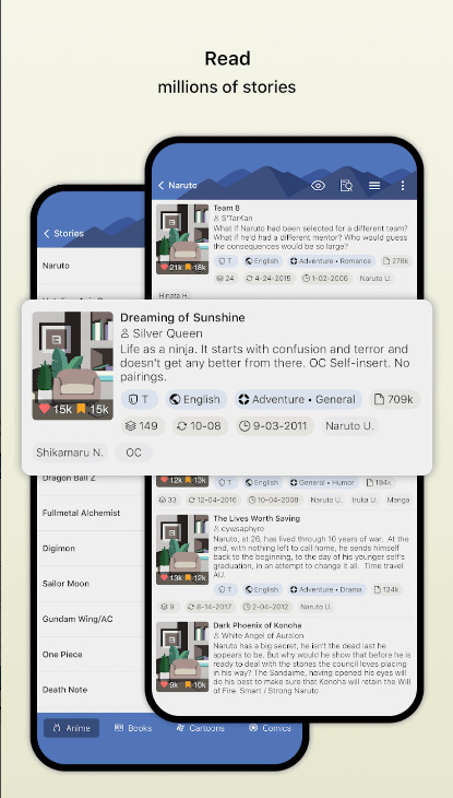 FanFiction.Net官方中文版apk截圖