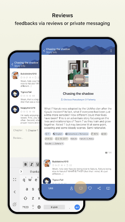 FanFiction.Net官方中文版apk截圖