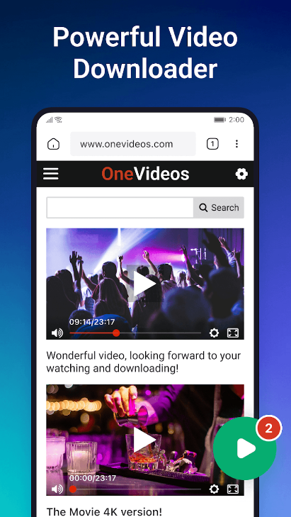 OnePlayer视频下载器截图