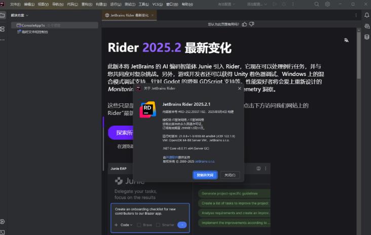 JetBrains Rider 2025永久免费版截图3