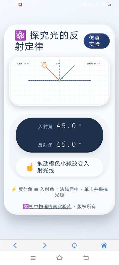 初中物理仿真实验库app截图