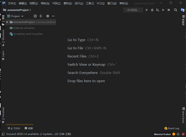 JetBrains GoLand 2026中文绿色版截图3