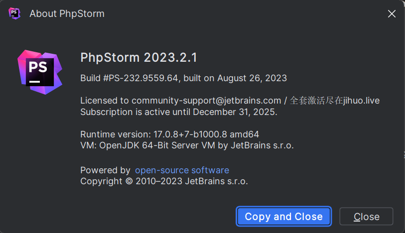 JetBrains PhpStorm 2023�����ƽ���ͼ2