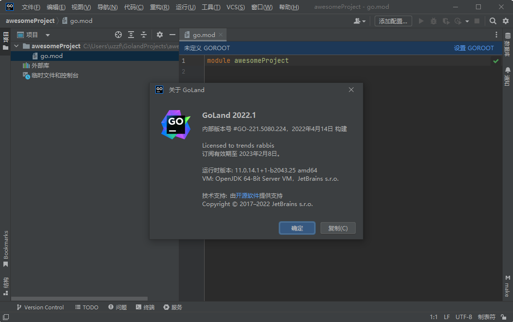 goland2022�ƽ��(GoLand 2022.1.3���İ�)��ͼ2
