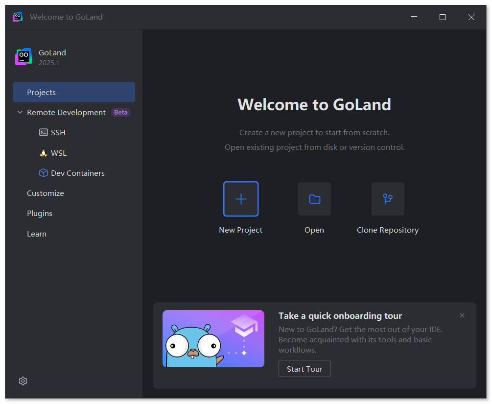 JetBrains GoLand 2025�����ƽ���ͼ2