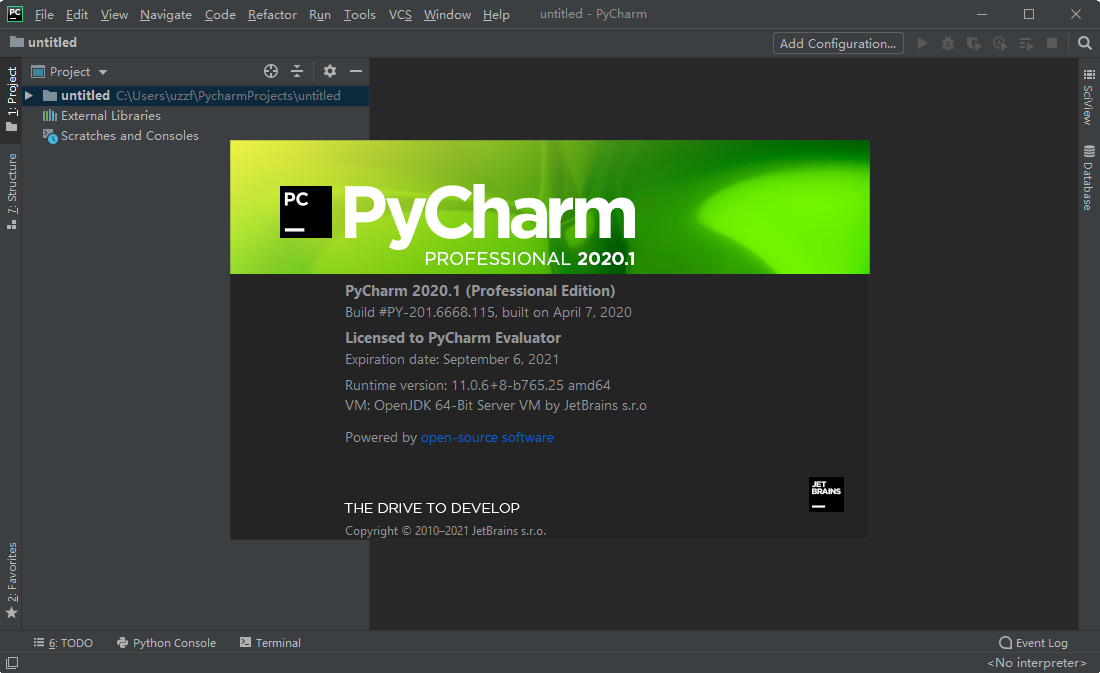 pycharm2020破解最新版截图2