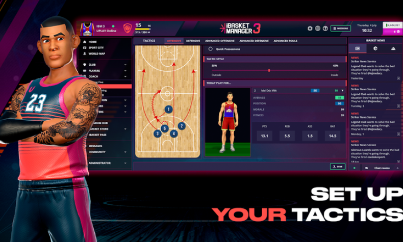 掌上篮球经理3(iBasket Manager 3)截图