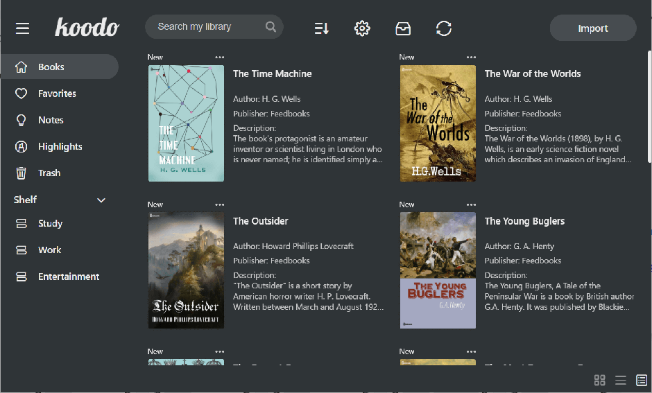Koodo Reader电脑绿色版截图5