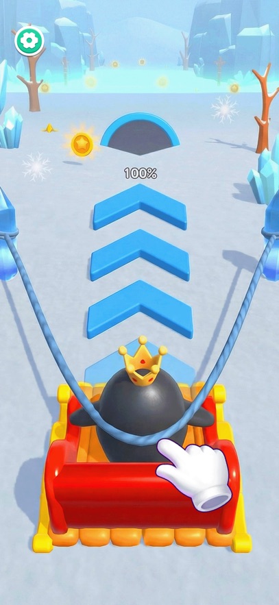 企鹅滑滑(Sled Surfers)截图
