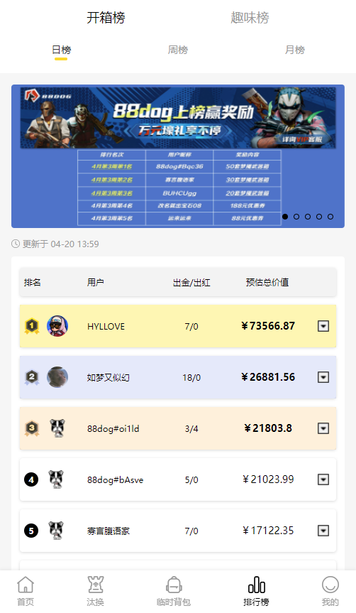 88DOG开箱平台官方版截图