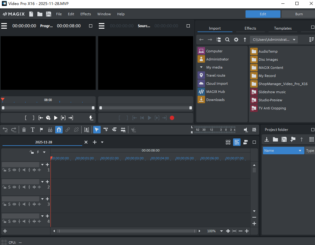 MAGIX Video Pro X16永久激活版截图0