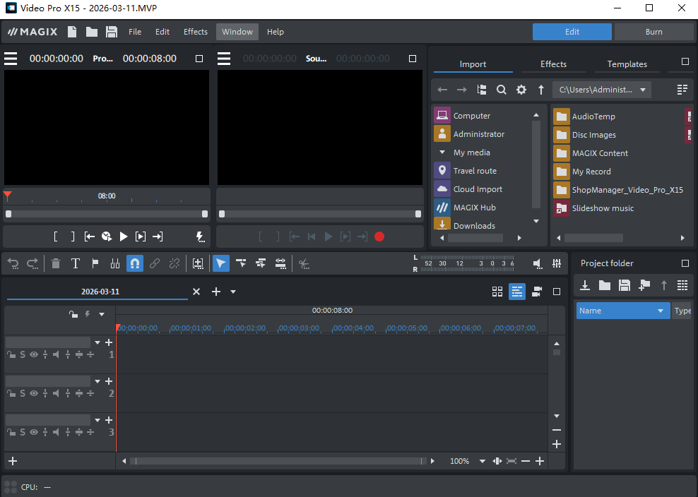 MAGIX Video Pro X15正式版免费版截图0