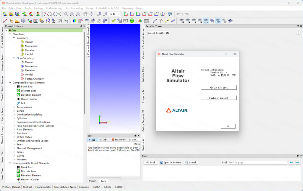 Altair Flow Simulator 2021仿真软件截图1