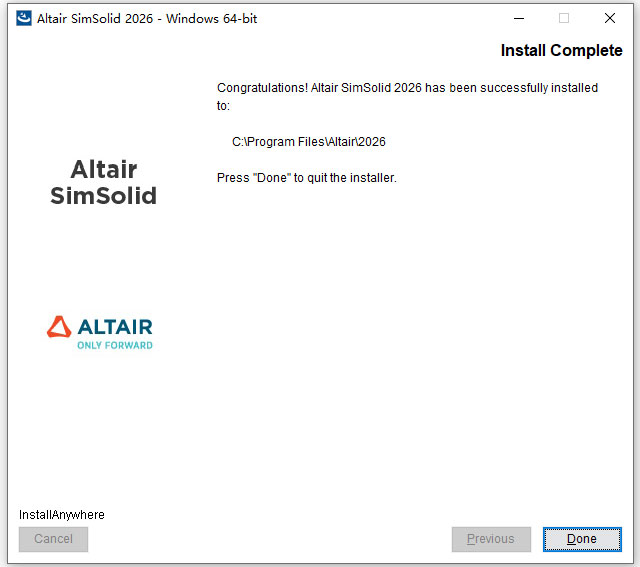 Altair SimSolid 2026中文完整版截图0