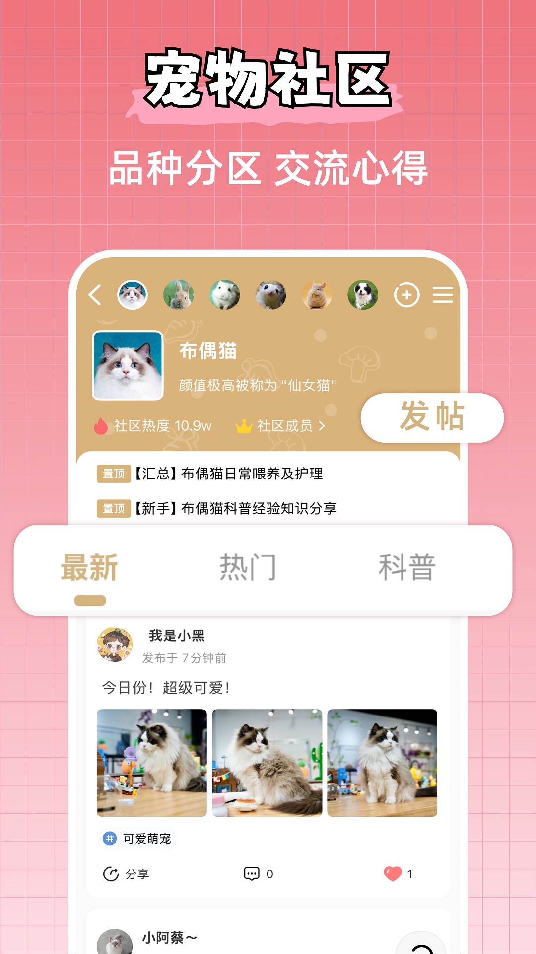 宠物王国app截图