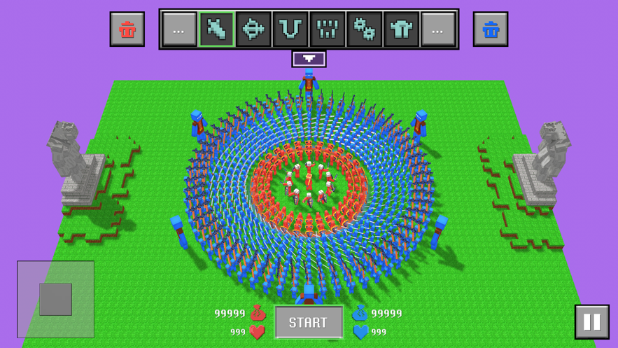 布娃娃战争模拟器内置菜单无限金币版截图3