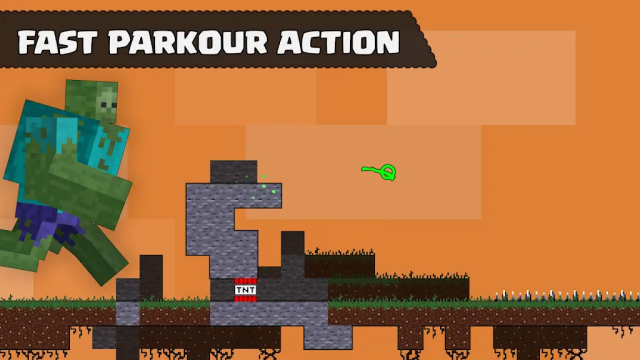 史诗方块酷跑(Epic Parkour: Block Platformer)截图2