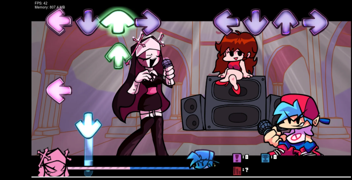 FNF教堂全家桶模组(Winlator模拟器)截图