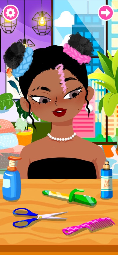 时尚托尼发型屋游戏截图3