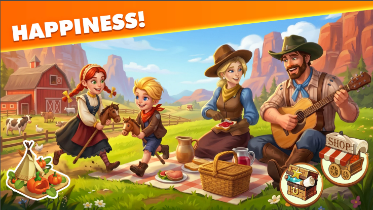 ����ũ����ͥ������Ϸ(Westward Farm)