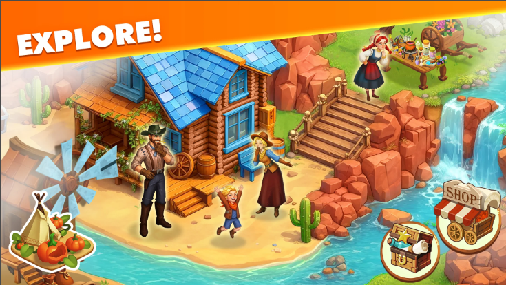 ����ũ����ͥ������Ϸ(Westward Farm)��ͼ